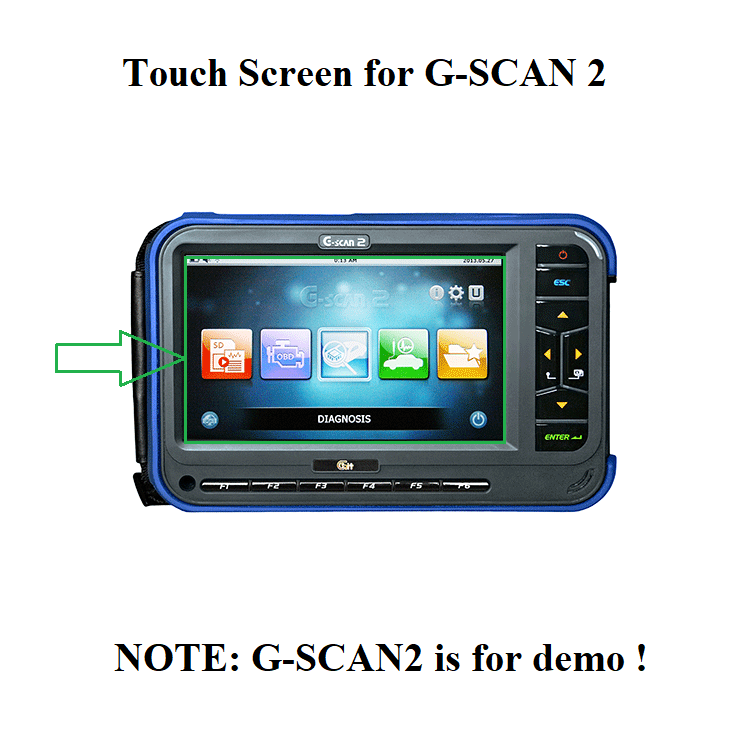 Touch Screen Digitizer Replacement for GIT G-Scan2 GSCAN2